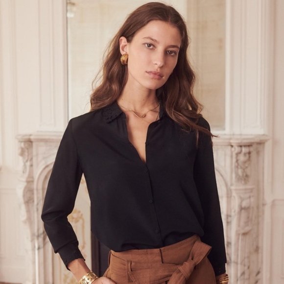 Sezane Tops - Sézane Roxanne Blouse